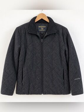 Woolrich Women’s Vintage 90s/Y2K 100% Wool Quilted Jacket - Size XL
